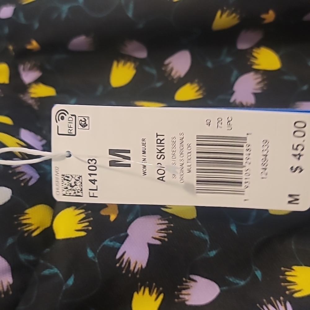 3pc Bundle Adidas Originals Bellista AOP Track Jacket, Skirt & Dress Ret: $163 - Picture 14 of 16
